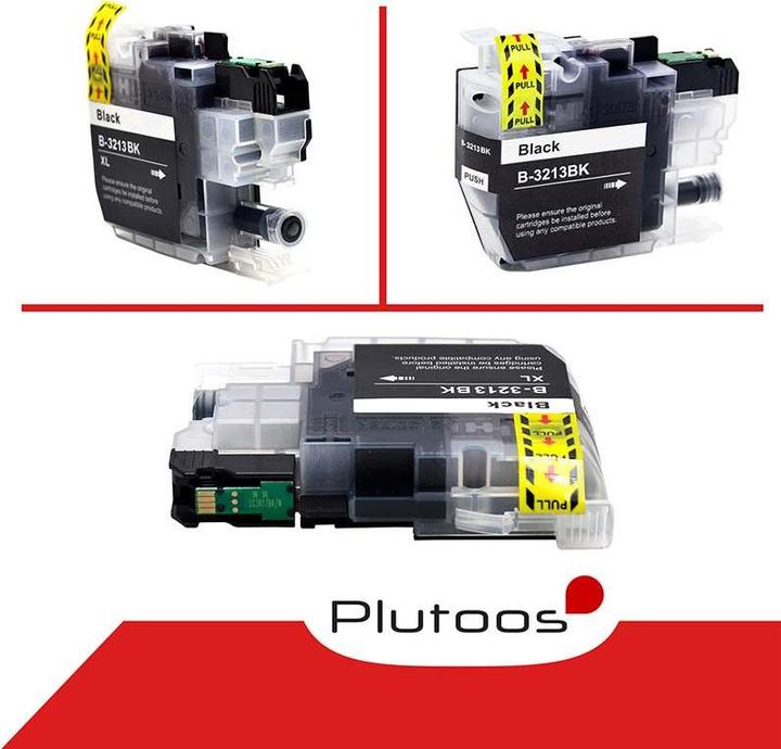 Actual product image Plutoos Brother LC-3213 Cartridge XXL compatible, Black LC-3213BK
