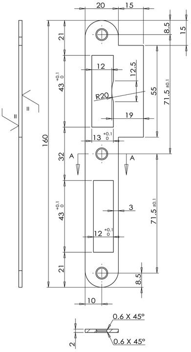 Produktbild OK-Line Lappenschliessbleche (Schliessblech)