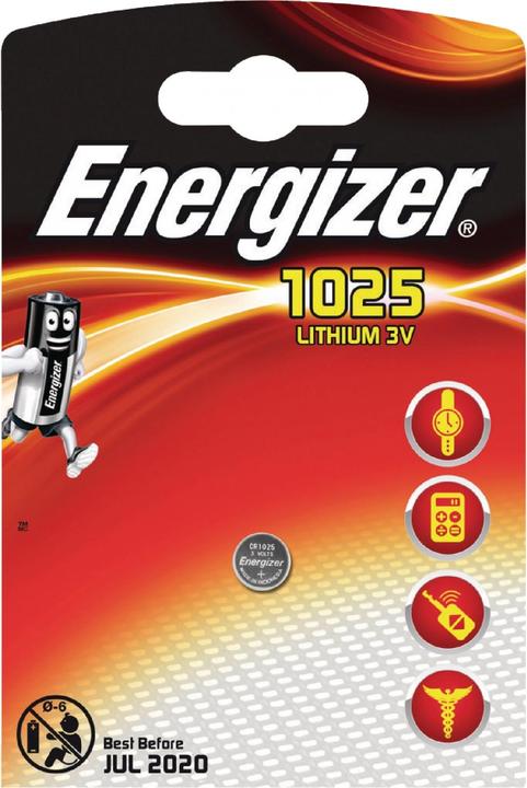 Actual product image Energizer CR1025 Lithium (1 pcs., CR1025, 30 mAh)