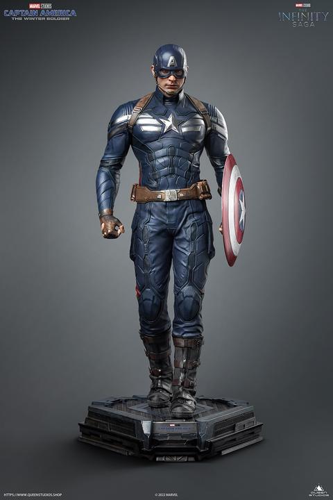 Produktbild Queen Studios Captain America – The Winter Soldier “Captain America” 1/4 Statue