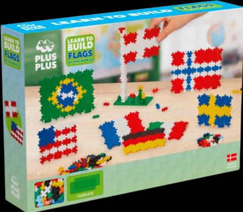 Image du produit Plus-Plus Apprendre à construire des drapeaux du monde - (3932)