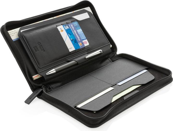 Actual product image Swiss Peak Heritage RFID Recycled Travel Wallet