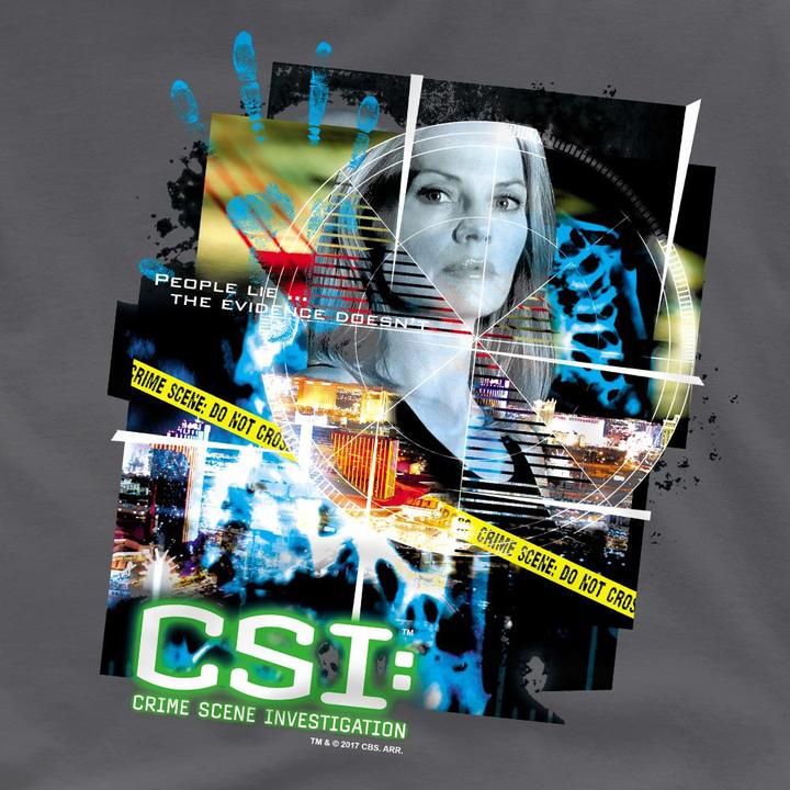 Actual product image Csi: NY Mens Evidence Collage T-Shirt (XL)