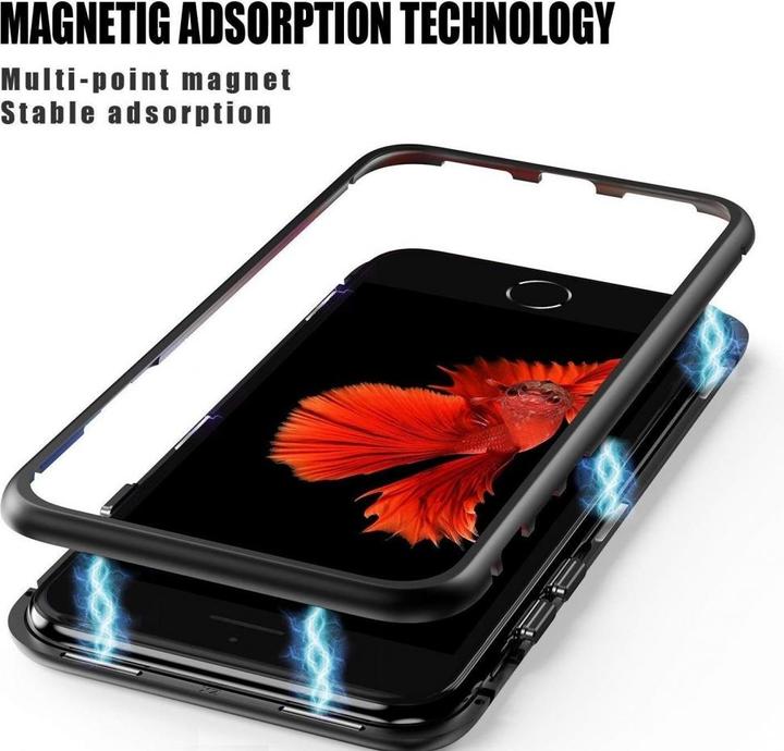 Produktbild G-Case Apple iPhone 7 Plus Aluminium Magnetic Glass Backcover Hülle (Apple iPhone 7 Plus)