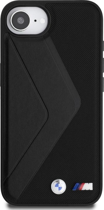 Actual product image BMW Case Oversized Stripes MagSafe for iPhone 16e black (Apple iPhone 16e)