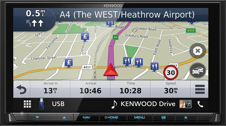 Actual product image Kenwood DNX-9190DABS (Android car, Apple Carplay)