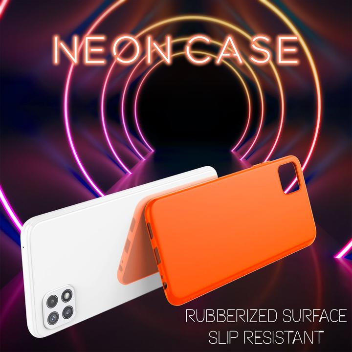 Actual product image Nalia Neon silicone mobile phone case (Samsung Galaxy A22 5G)