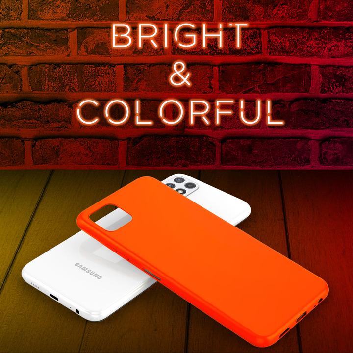 Actual product image Nalia Neon silicone mobile phone case (Samsung Galaxy A22 5G)