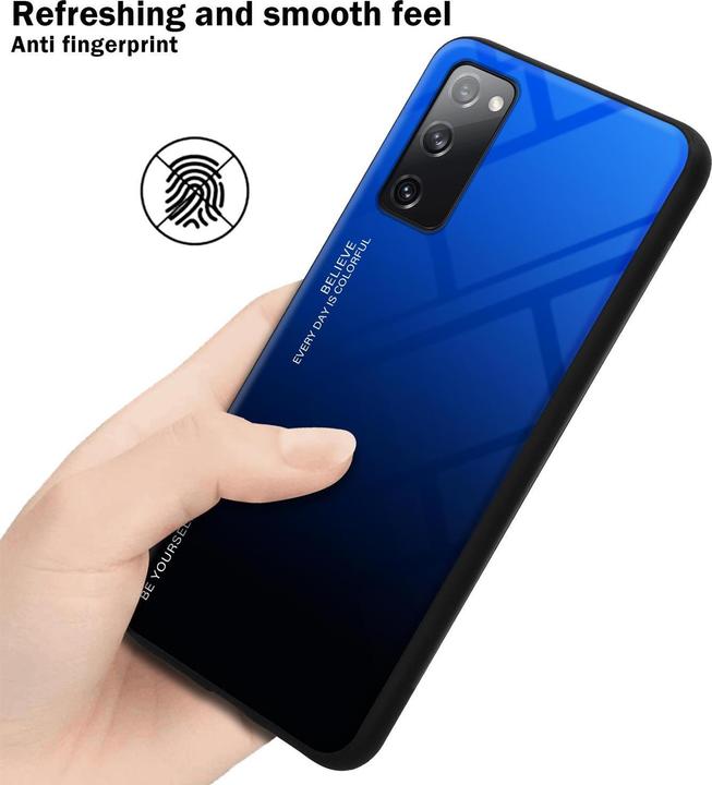 Productafbeelding Cadorabo TPU 2 kleuren glasdekking (Samsung Galaxy S20 FE)