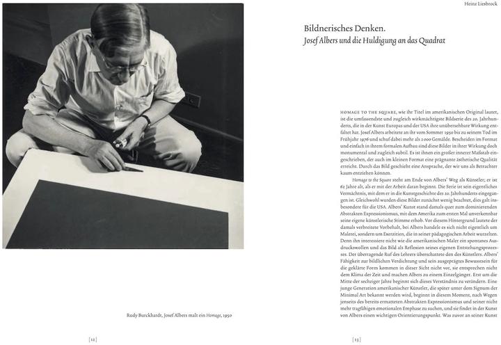 Produktbild Josef Albers (Deutsch, Heinz Liesbrock, Vincent Broqua, Fritz Horstman, Gottfried Boehm, Ingo Offermanns, 2022)