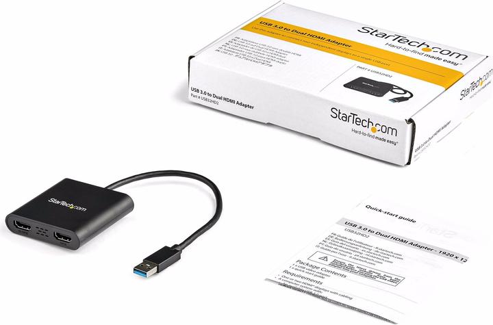Image du produit StarTech USB32HD2 (HDMI, 31.50 cm)