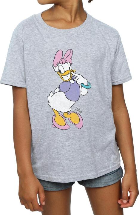 Actual product image Disney Girls Classic Daisy Duck Cotton T-Shirt (152, 158)