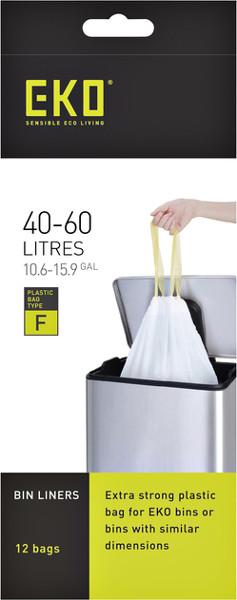 EKO Abfallsack Typ F 40-60 LTR (12 x, 60 l)