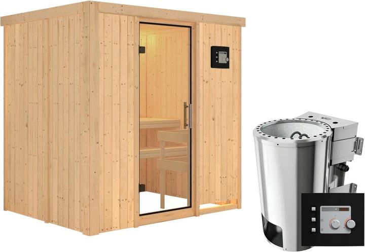 Produktbild Karibu Fanja ohne Dachkranz (Plug & Play 3,6 KW - Bio externe Steuerung)