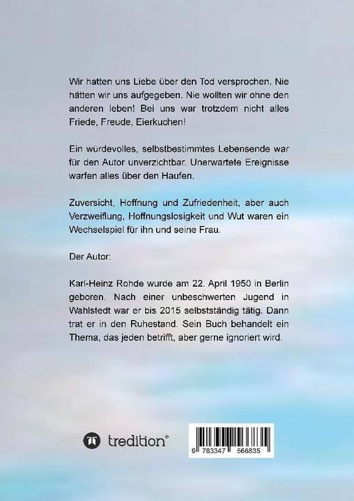 Immagine prodotto Abschied zu zweit?! (Karl-Heinz Rohde, 2022)