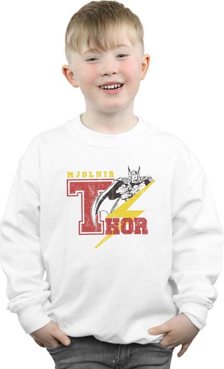 Actual product image Boys Thor Mjolnir Sweatshirt (128)