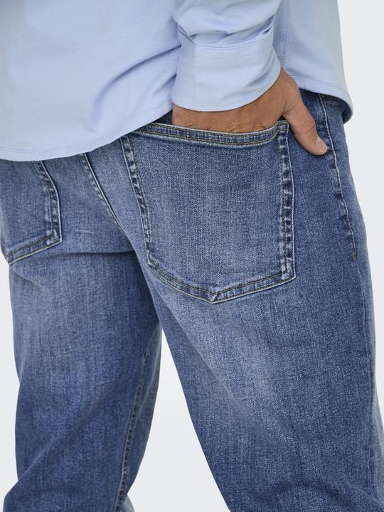 Actual product image Only & Sons ONSWEFT Mittlere Taille Normal geschnitten Jeans Slim Fit Jeans (W31/L30)