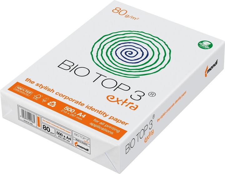 Bio Top Organic Top 3 extra, 1 confezione da 500 fogli (80 g/m², 500 x, A4)