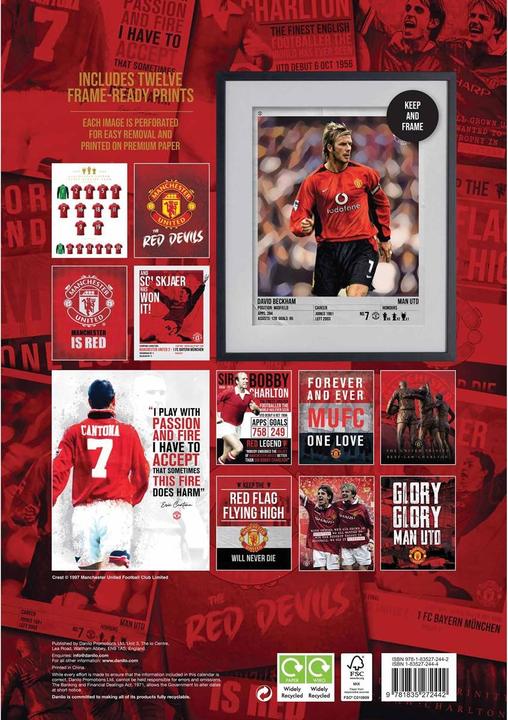 Produktbild Manchester City FC Wandkalender Collectors Edition Deluxe 2025 (Deutsch)