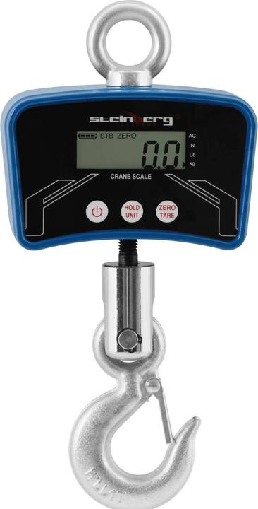 Produktbild Steinberg Kranwaage 1000 Kg Hängewaage Lastenwaage Industriewaage Waage LCD bis zu 200g