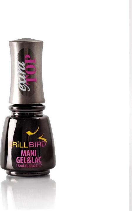 BrillBird Extra Top Gel – 15 ml – Universalglanz (Gel-Effekt Nagellack)