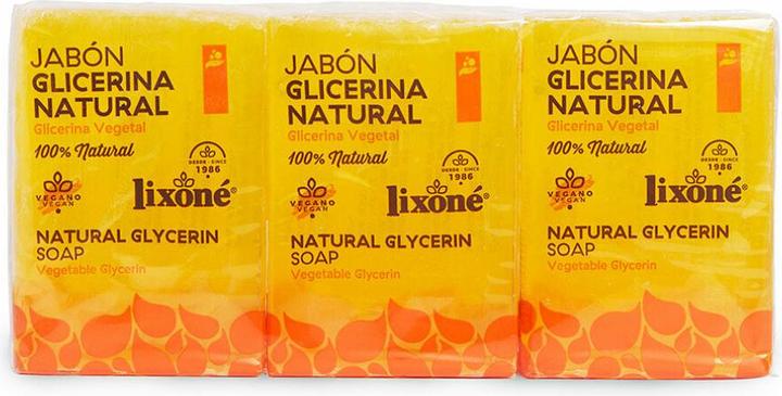 Produktbild Lixone GLICERINA NATURAL jabón piel sensible 3 x 125 gr (Hartseife)