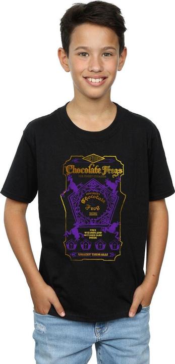 Actual product image Boys Chocolate Frogs Coloured Label T-Shirt (152, 158)