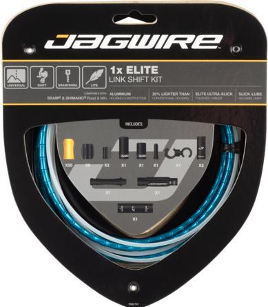 Actual product image Jagwire RCK603 1X Elite Link Shift Kit, red