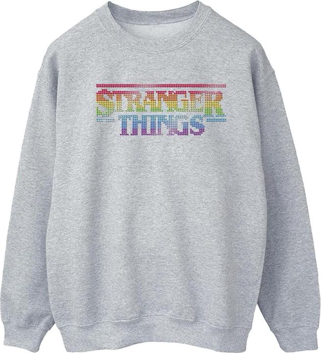 Produktbild Netflix Stranger Things Rainbow Dot Logo Sweatshirt (XXL)