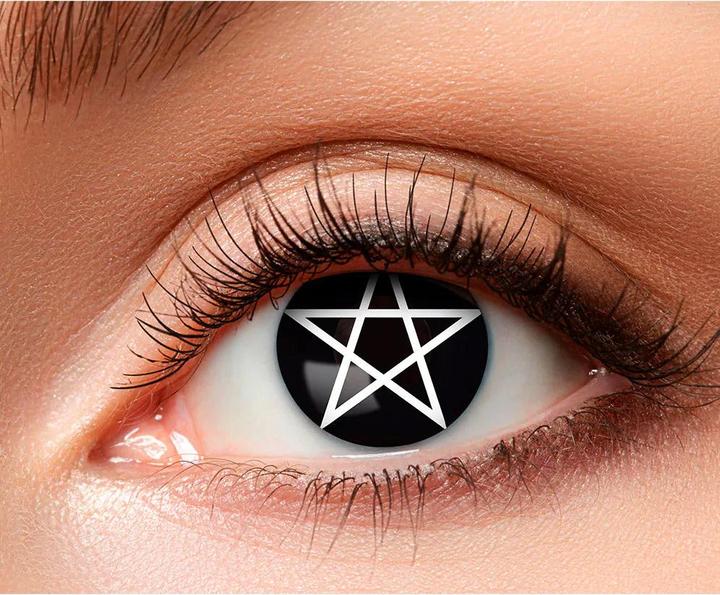 Produktbild Boland Kontaktlinsen Pentagramm:wochenlinsen (Schwarz, Weiss)