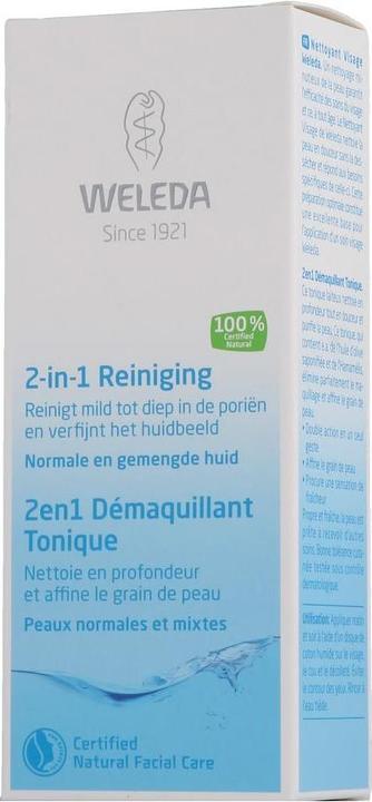 Image du produit Weleda One Step Clenaser & Toner (Lait nettoyant, 100 ml)