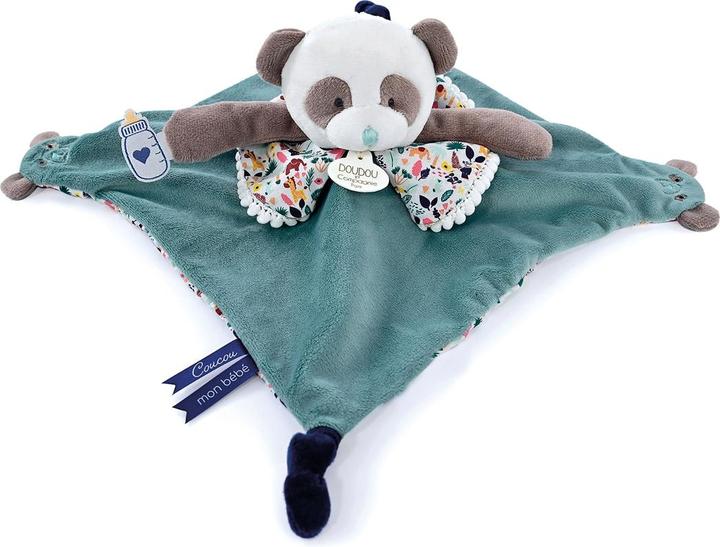 Image du produit Doudou et Compagnie Doudou Panda avec marionnette à doigt 30cm