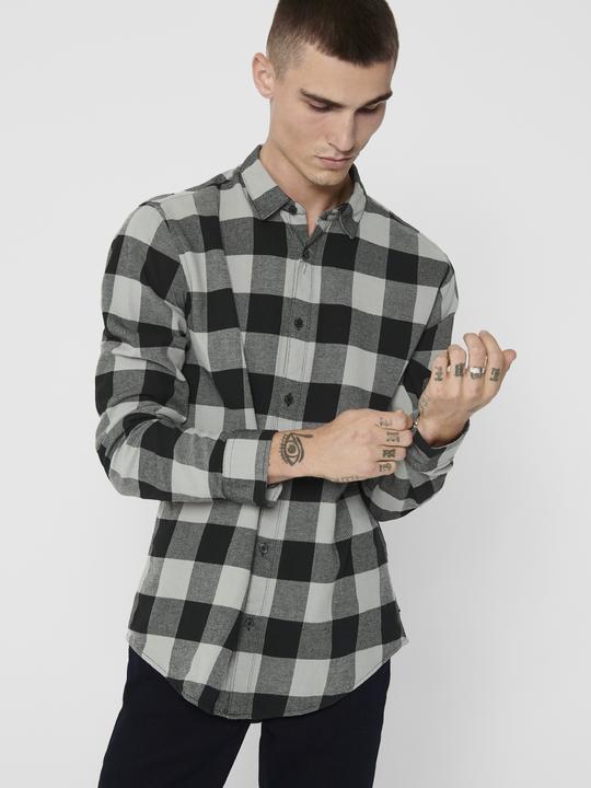 Image du produit Only & Sons Kariertes Langarmhemd (XS)