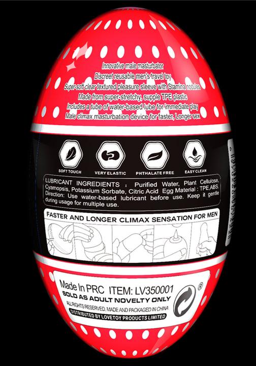 Image du produit Love Toy Giant Egg - OEuf de masturbation