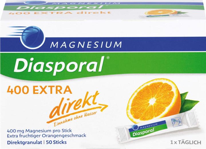 Immagine prodotto magnesium diasporal Magnesio Diasporal 400 bastoncini di granulato extra diretto, 50 pezzi. Borsa (50 Pezzo/i, Granuli)