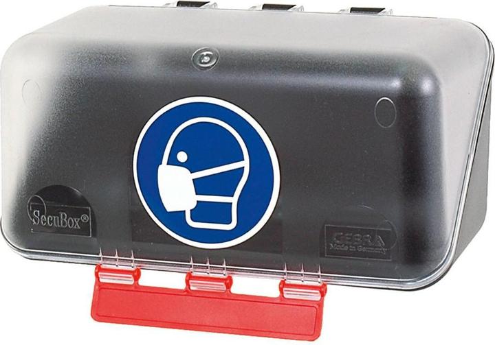Actual product image Brady Storage and dispenser box for masks