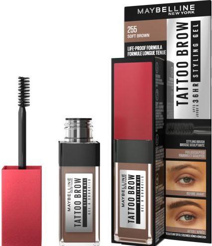 Actual product image Maybelline New York Tattoo Brow 36H Styling Gel (225 Soft Brown)