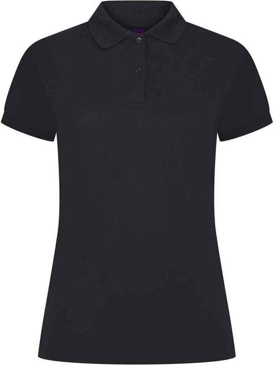 Actual product image Henbury Womens/Ladies Pique Polo Shirt (S)