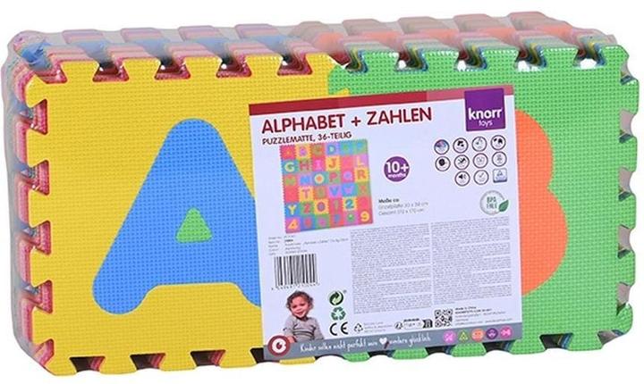 Image du produit Knorrtoys Puzzlematte - "Alphabet + Zahlen" /36-tlg./30cm (30 x 30 cm)