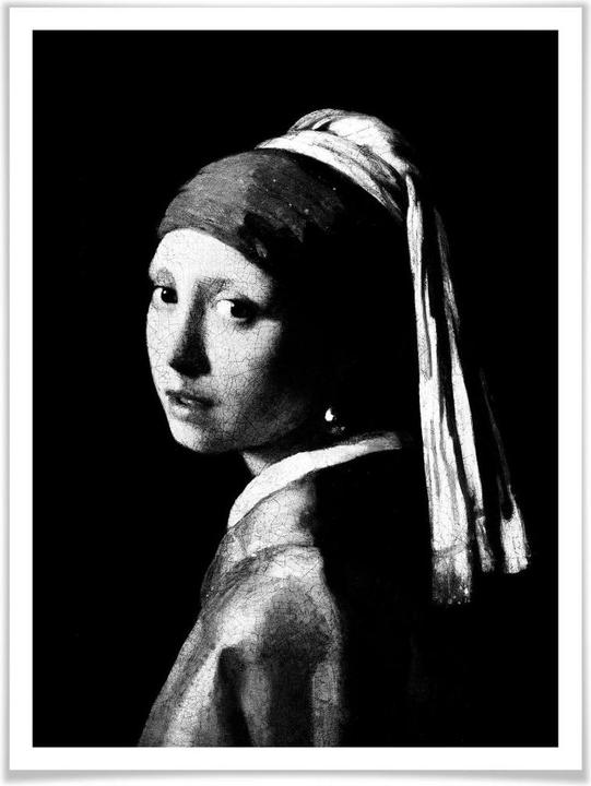 Immagine prodotto Trenddeko Vermeer - La ragazza con l'orecchino di perla (40 x 50 cm)