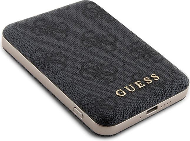 Actual product image Guess Zestaw GUBPM5P15X4GEMGK iPhone 15 Pro Max 6.7" hardcase + Powerbank 5000mAh MagSafe czarny/bla (Apple iPhone 15 Pro Max)