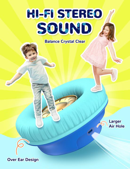 Image du produit Iclever Headphone Kids BT & Cable LED