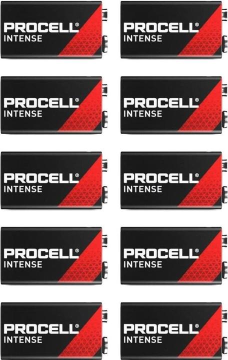 Actual product image Duracell Procell Intense Power (10 pcs., 9V Block, 673 mAh)