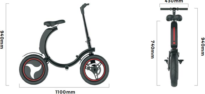 Produktbild Modster M760 (25 km/h, 25 km, 400 W)