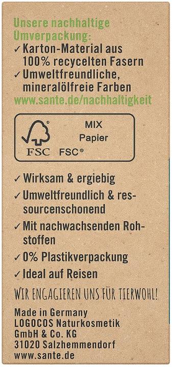 Produktbild Sante Feste Ocean Dive Duschpflege Bio-Aloe Vera & Meersalz