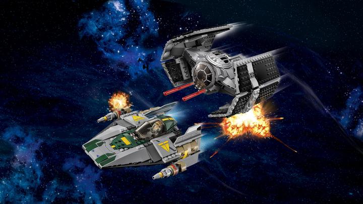 Image du produit LEGO Star Wars TIE Advanced de Vador contre A-Wing Starfigh (75150, LEGO Star Wars)