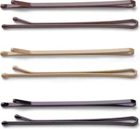 Immagine prodotto Trisa Fermagli per capelli lisci laccati 65mm marrone 250 pz. (250 pz.)