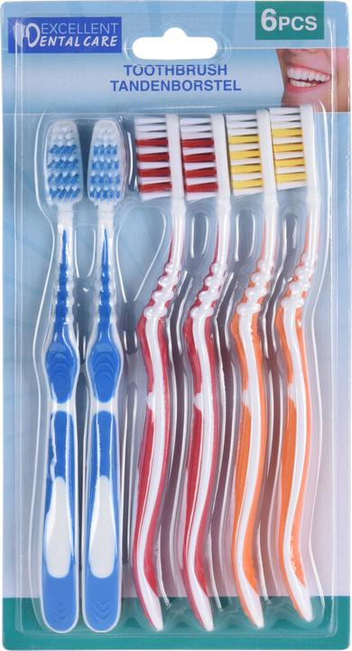 Produktbild Excellent Dentalcare Zahnbürsten Set 6 Stk. (6 x)