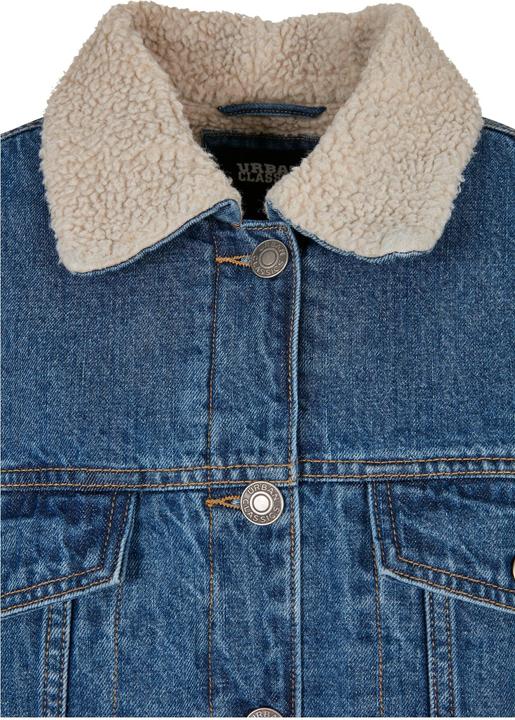 Actual product image Urban Classics Ladies Oversized Sherpa Denim Jacket (4XL)