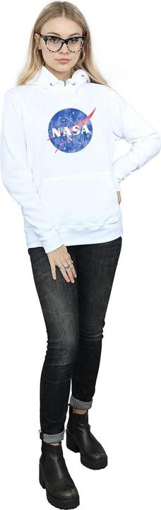 Actual product image Nasa Womens/Ladies Insignia Distressed Hoodie (L)